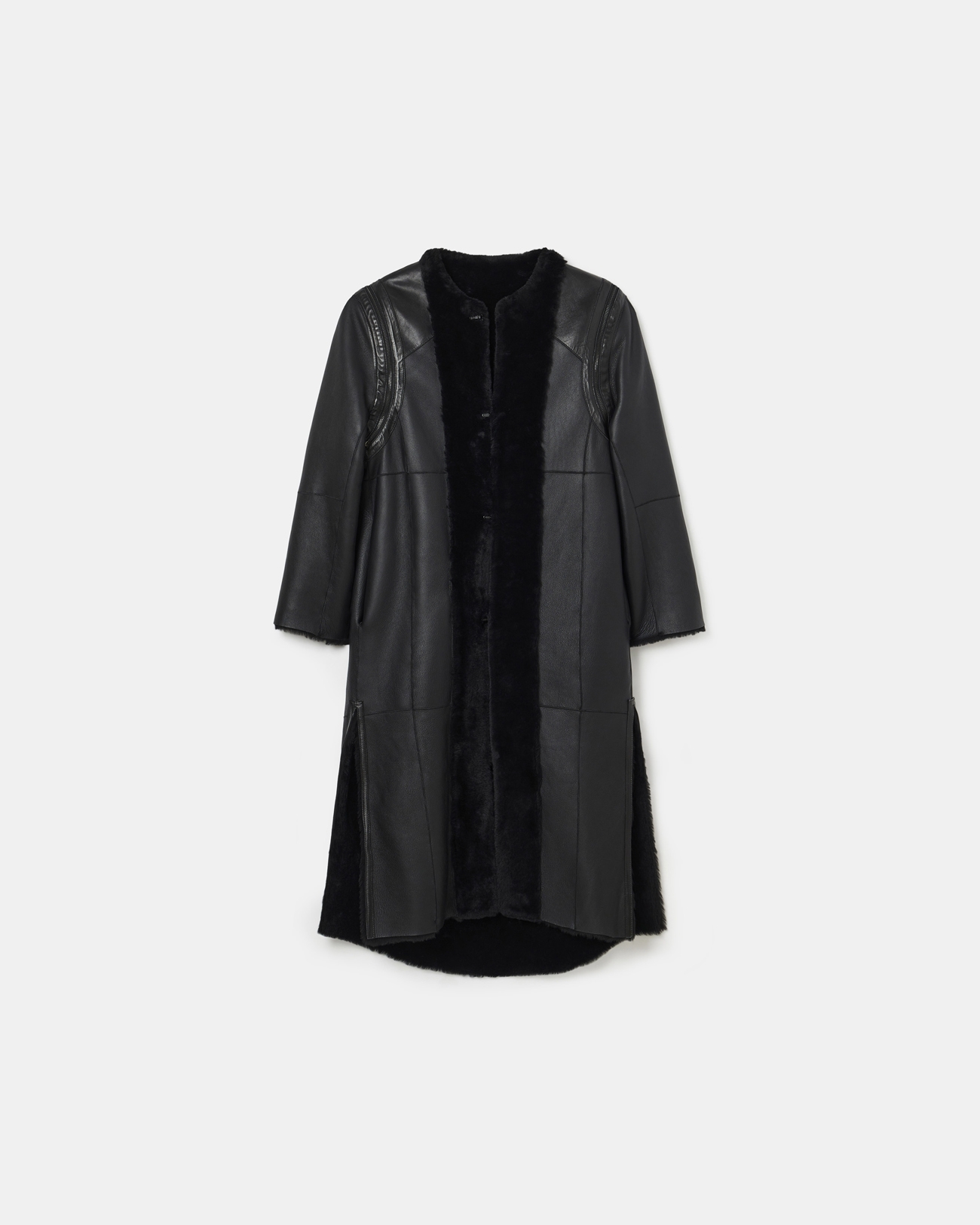 Malcolm coat Black wool coat ZAPA