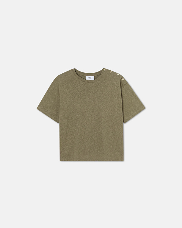 Top Tenenbaum Khaki t-shirt ZAPA