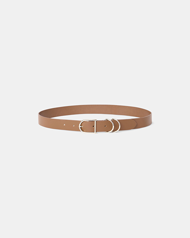 Clelia Belt Cognac Smooth Belt ZAPA