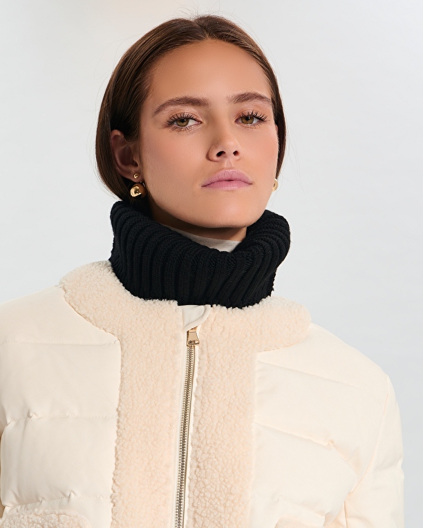 Déesse coat Short ecru down jacket ZAPA