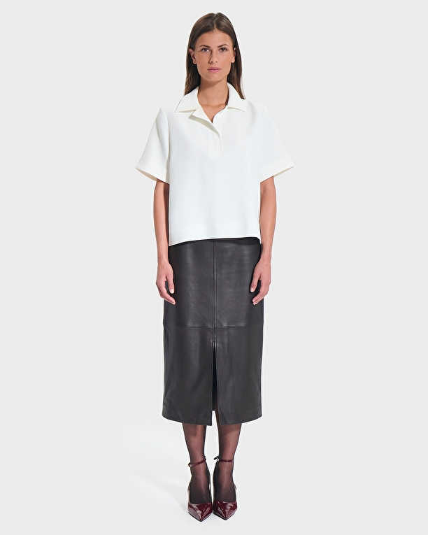 Tendresse top Ecru flowing shirt top ZAPA