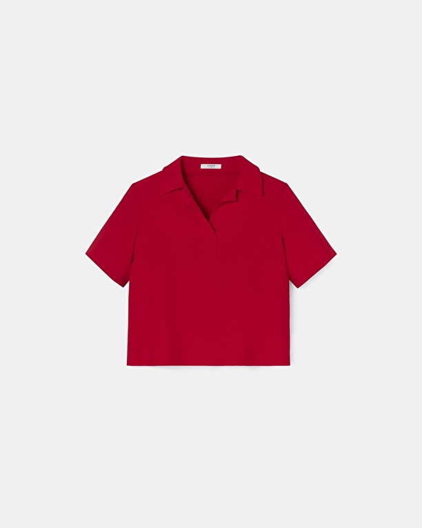 Tendresse top Red flowing shirt top ZAPA