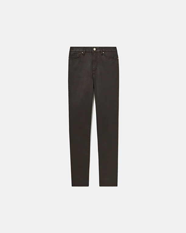 Jean Jskinny Skinny jeans in chocolate cotton ZAPA