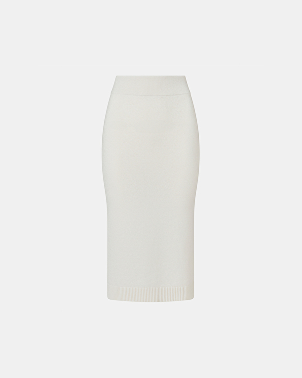 Jelico Skirt Ecru Pencil Skirt ZAPA