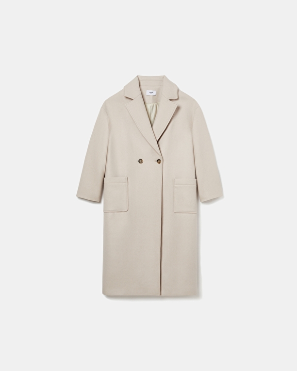 Miranda coat Natural straight coat ZAPA