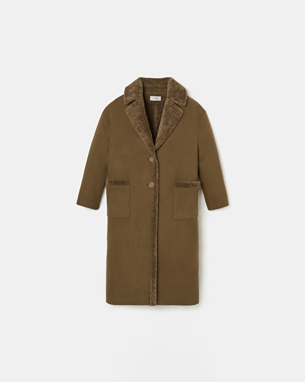 Myrthe coat Long hazelnut coat ZAPA