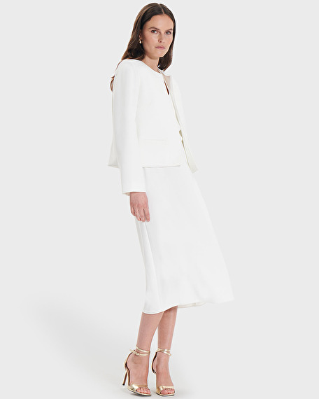 Vincenzo jacket short ecru jacket zapa