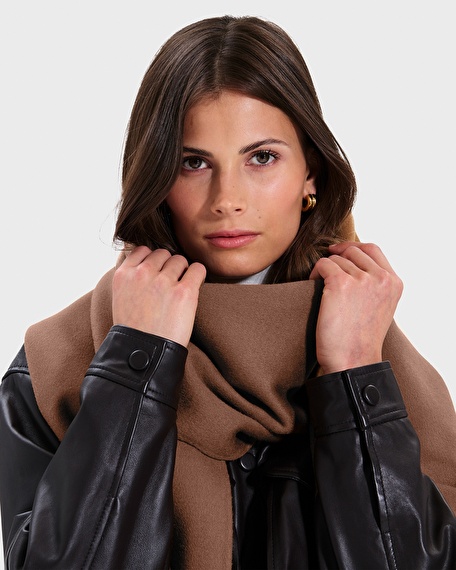 Evy scarf double-sided camel scarf zapa