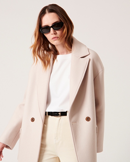 Miranda coat natural straight coat zapa