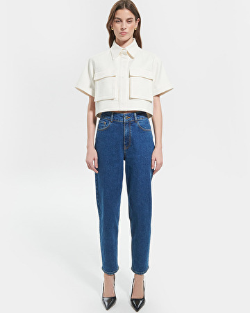 Vahin&eacute; Jacket Short ecru jacket ZAPA