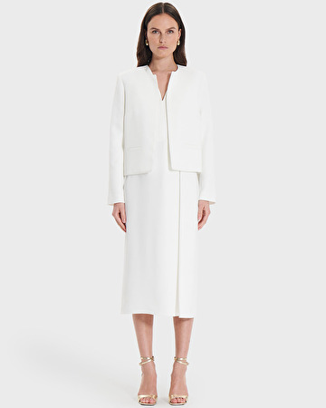 Vincenzo jacket Short ecru jacket ZAPA