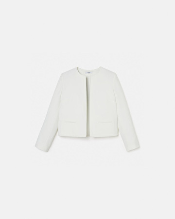 Vincenzo jacket Short ecru jacket ZAPA