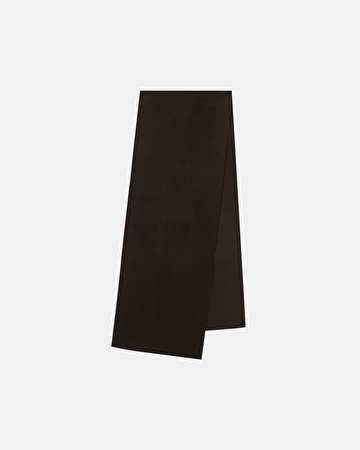 Evy scarf Chocolate double-faced scarf ZAPA