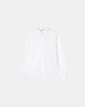 Carine shirt White poplin shirt ZAPA