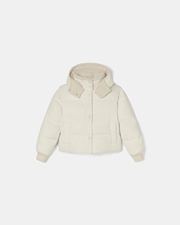 Driss Down Jacket Ecru Short Down Jacket ZAPA