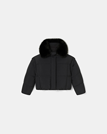 Denitsa Down Jacket Black Short Down Jacket ZAPA