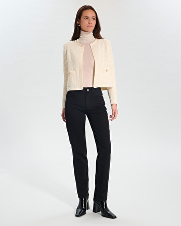 Glade Vest Short ecru cardigan ZAPA