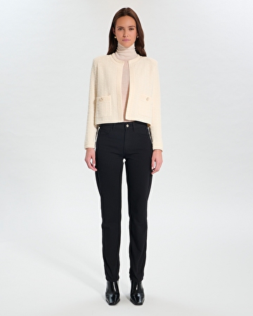 Glade Vest Short ecru cardigan ZAPA