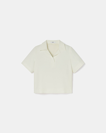 Tendresse top Ecru flowing shirt top ZAPA