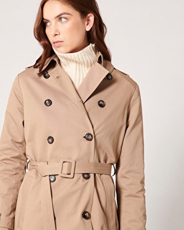 Taoto trench coat Mastic short trench coat ZAPA