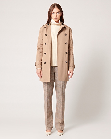 Taoto trench coat Mastic short trench coat ZAPA