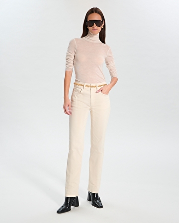 Jayce Jeans Ecru straight jeans ZAPA