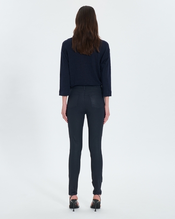 Jskinny Jeans Navy lacquered skinny jeans ZAPA
