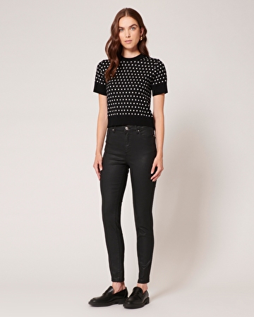 Jskinny jean Skinny jeans in medium black cotton ZAPA