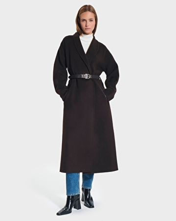 Minesotan coat Chocolate bathrobe coat ZAPA