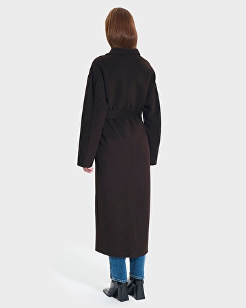 Minesotan coat Chocolate bathrobe coat ZAPA