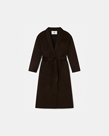 Minesotan coat Chocolate bathrobe coat ZAPA
