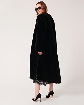 Malcolm coat Black wool coat ZAPA