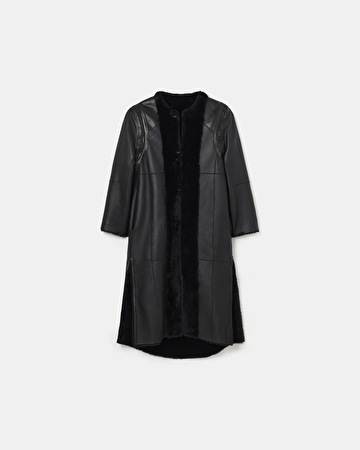 Malcolm coat Black wool coat ZAPA