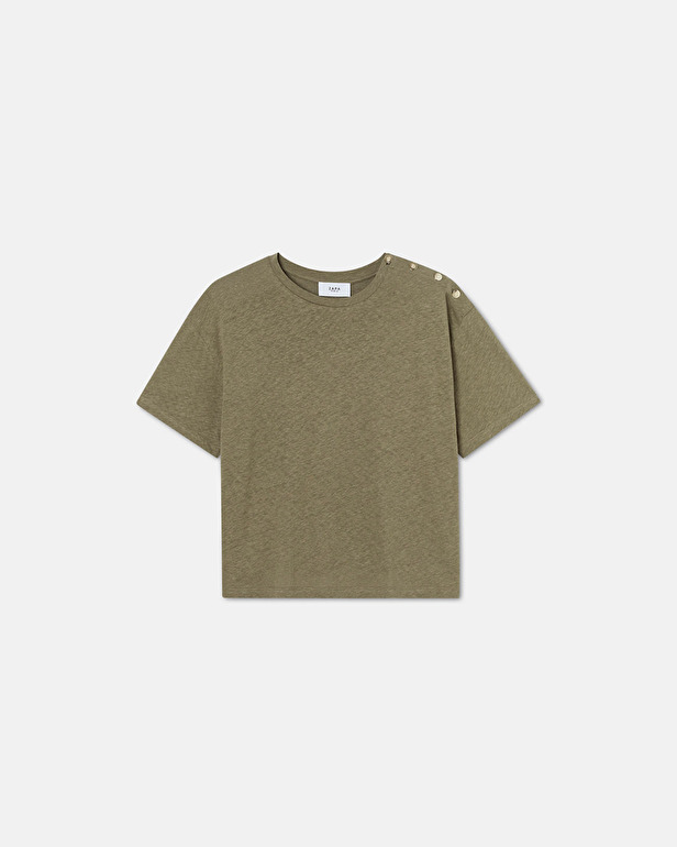 Top Tenenbaum Khaki t-shirt ZAPA