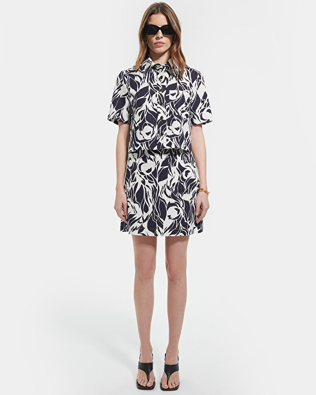 Celinette shirt Short printed shirt ZAPA