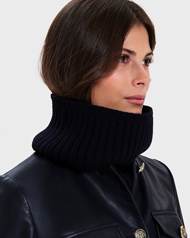 Amore collar Nocturne Ribbed Collar in Knit ZAPA