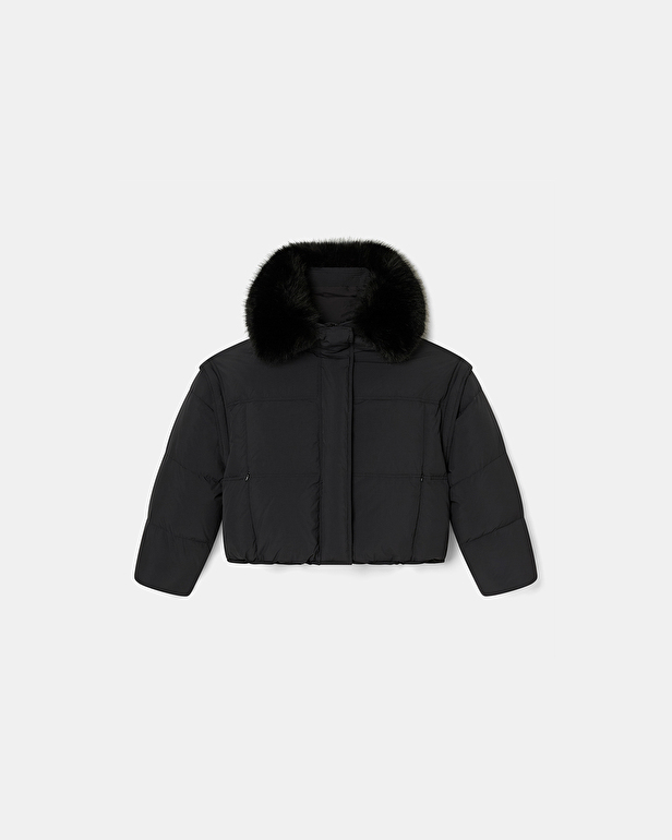 Denitsa Down Jacket Black Short Down Jacket ZAPA