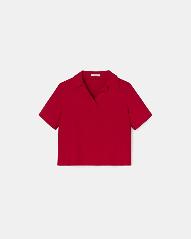 Tendresse top Red flowing shirt top ZAPA