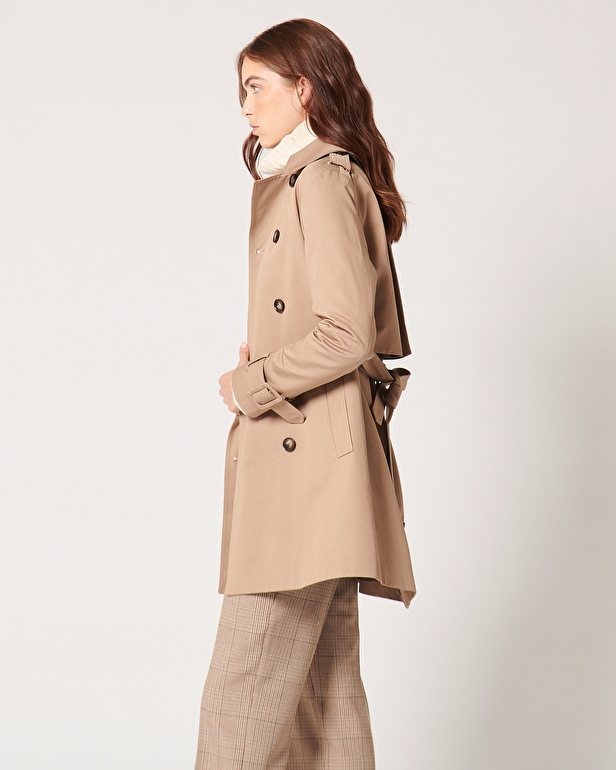 Taoto trench coat Mastic short trench coat ZAPA