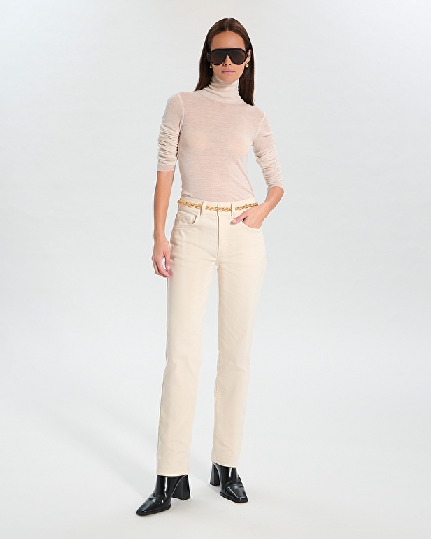 Jayce Jeans Ecru straight jeans ZAPA