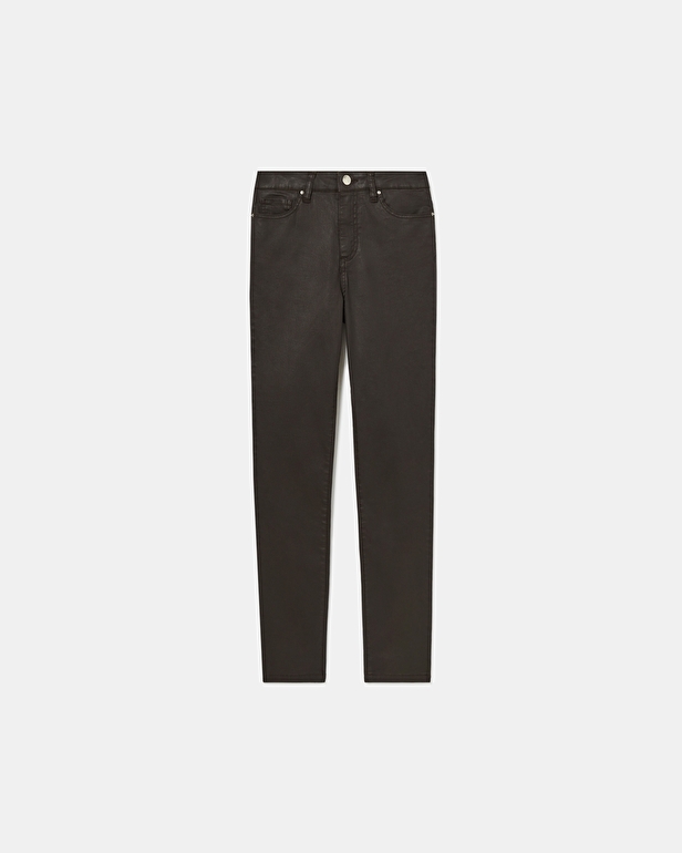 Jean Jskinny Skinny jeans in chocolate cotton ZAPA