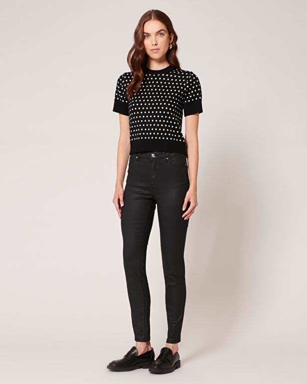 Jskinny jean Skinny jeans in medium black cotton ZAPA