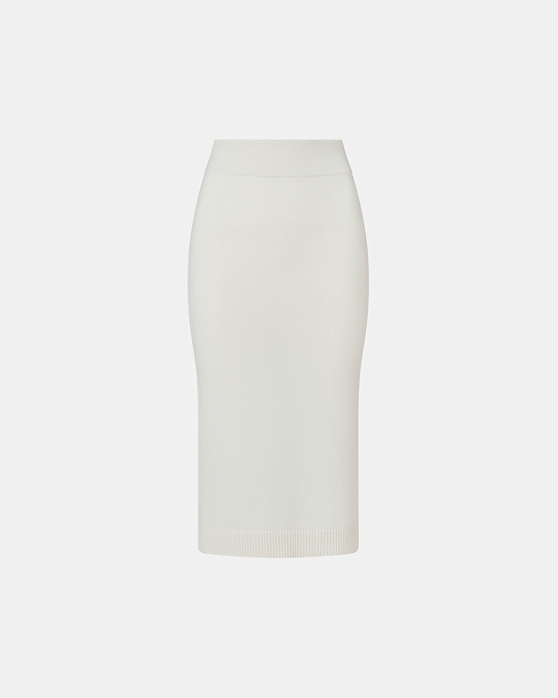 Jelico Skirt Ecru Pencil Skirt ZAPA