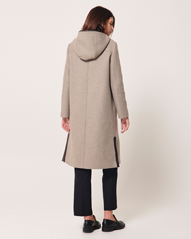 Misao coat Long beige duffle coat ZAPA