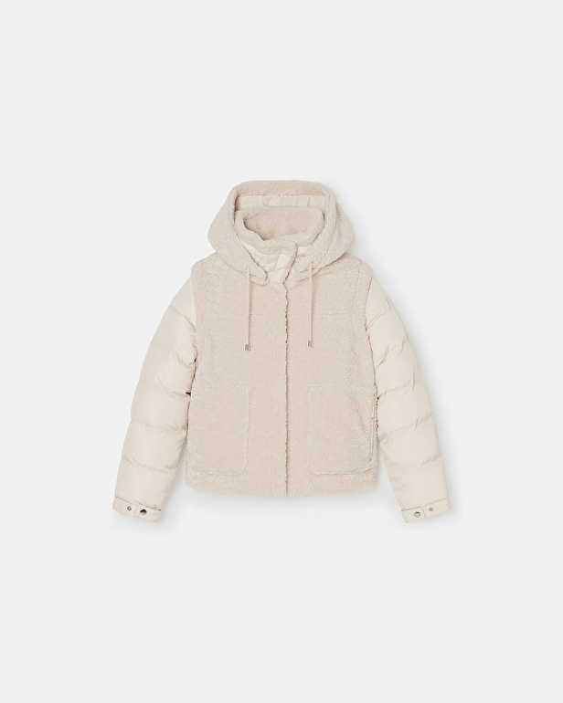Modesta Puffy jacket Modesta Puffy jacket Unbleached ZAPA