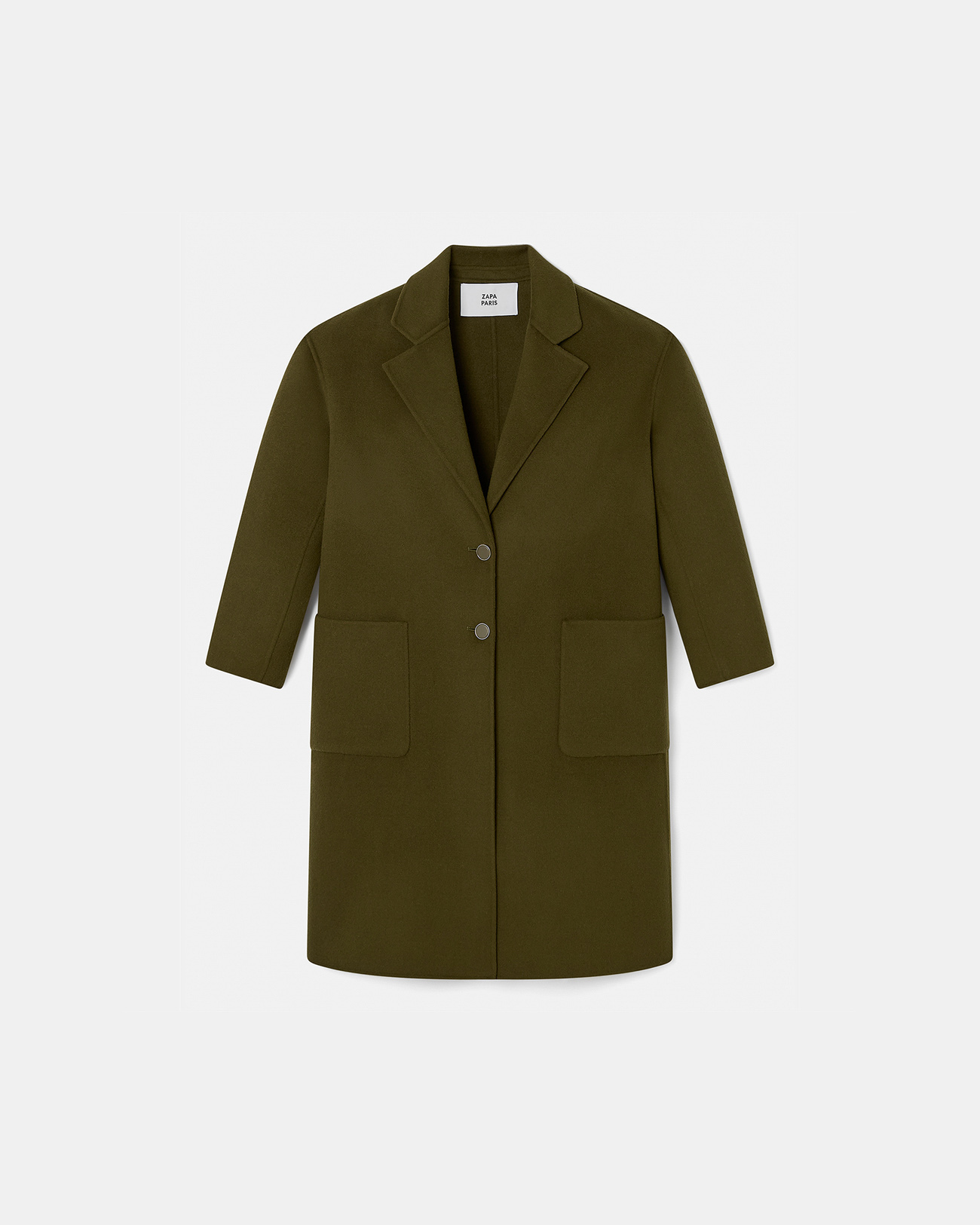 Maela coat Long khaki coat ZAPA