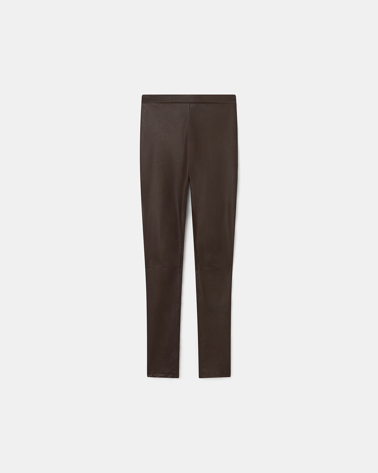 Piya Pants Chocolate Skinny Leather Pants ZAPA