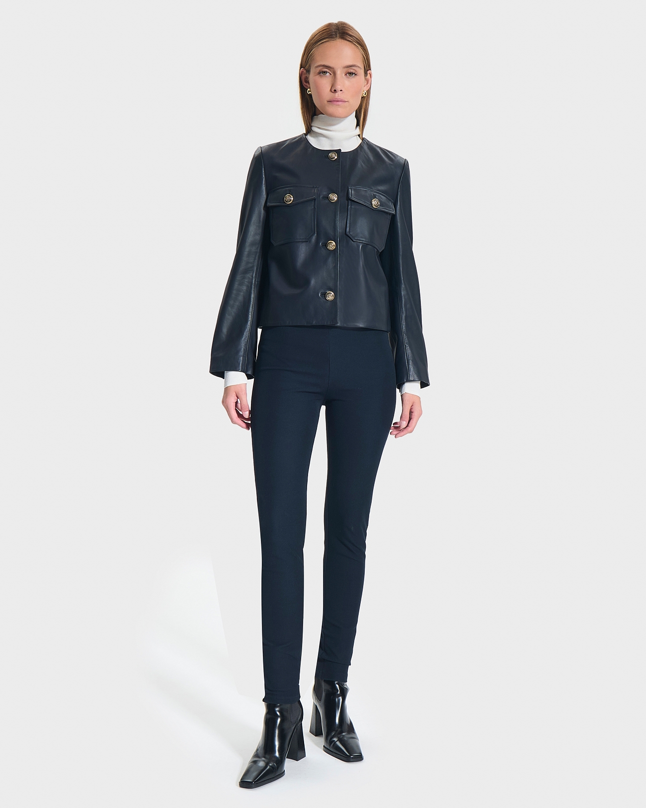 Perrotin pants Black slim-fit trousers ZAPA