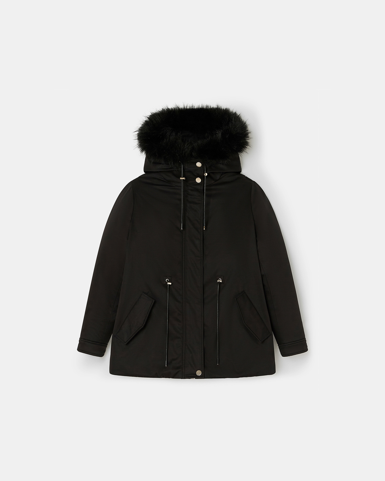 Pekin Parka Black Fitted Parka ZAPA