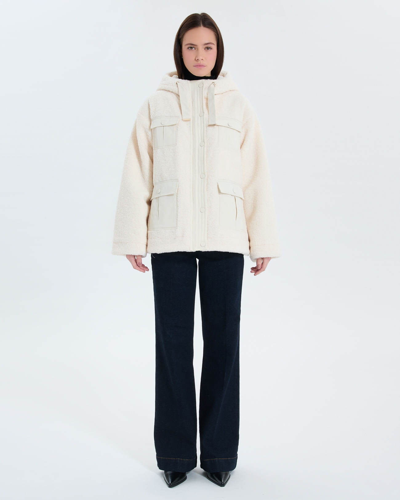 Poggy Parka Ecru Saharan-style parka ZAPA